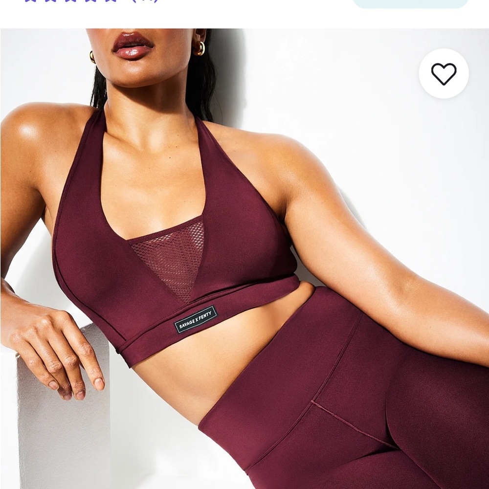 Racer x medium-impact sports bra